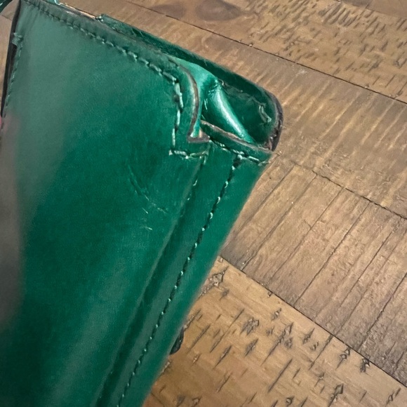 Patricia Nash Green Leather Bag - Picture 5 of 6